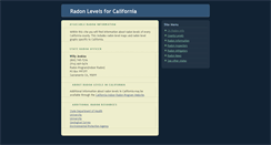 Desktop Screenshot of ca-radon.info