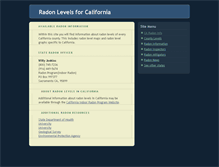 Tablet Screenshot of ca-radon.info
